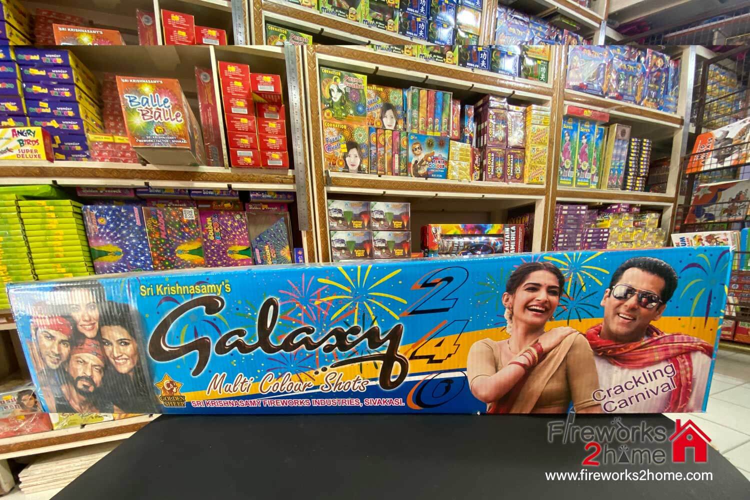 Galaxy Muticolour 240 Sky Shots Sky Shot by Sri Krishnasamy's (pieces per box 1)
