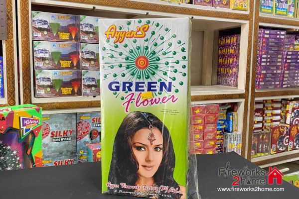 Green Flower Sky Shot by Ayyan's (pieces per box 3)